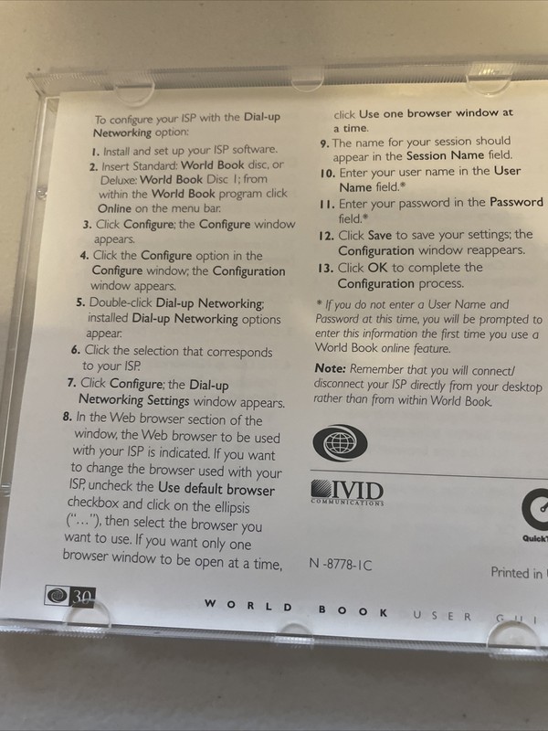 2001 USERS GUIDE * WORLD BOOK PC CD Standard Edition. gallery