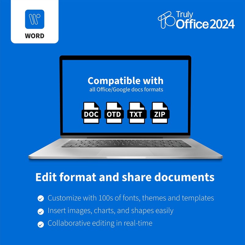 TrulyOffice 2024 Family License for Mac | 4 in 1 All Access TrulyOffice Suite... gallery