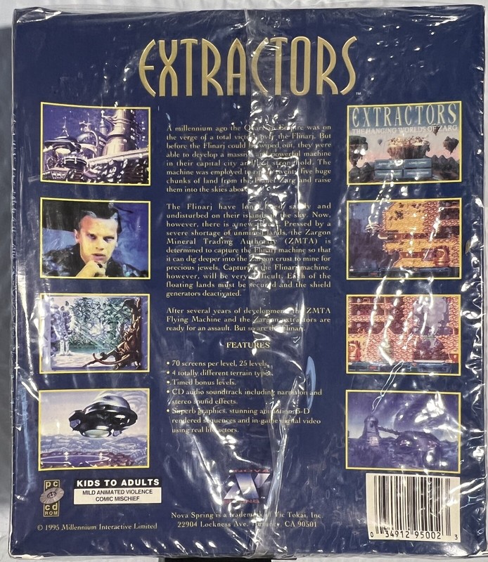 Extractors [PC CD-ROM, 034912950023] 1995 - Nova Spring - Ages 6+ gallery