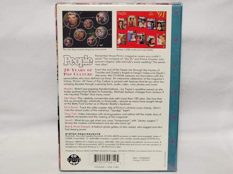 NEW People Weekly Magazine 20 Amazing Years of Pop Culture Voyager PC Mac SEALED gallery