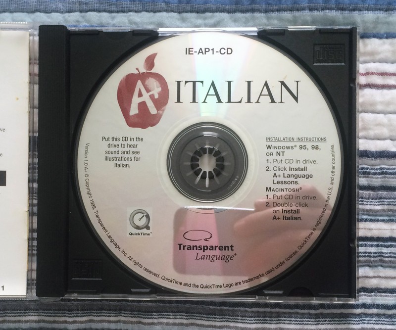 Transparent Language A+ Italian Lessons CD Macintosh & Windows PC Software gallery