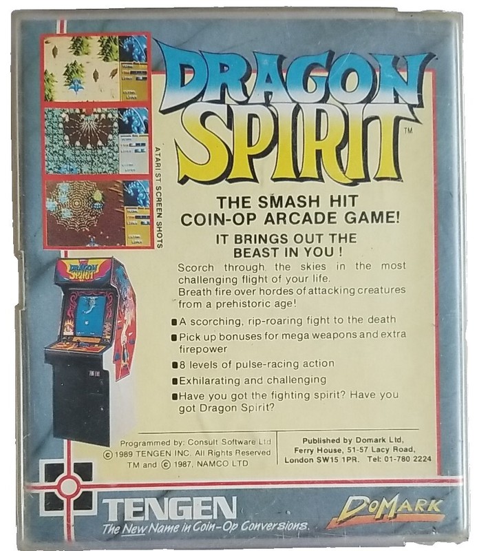 DRAGON SPIRIT by Domark Commodore AMIGA Vintage Game gallery
