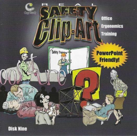 Real Safety Clip-Art: Office, Ergonomics, Training Vol. 9 PC CD graphic images!