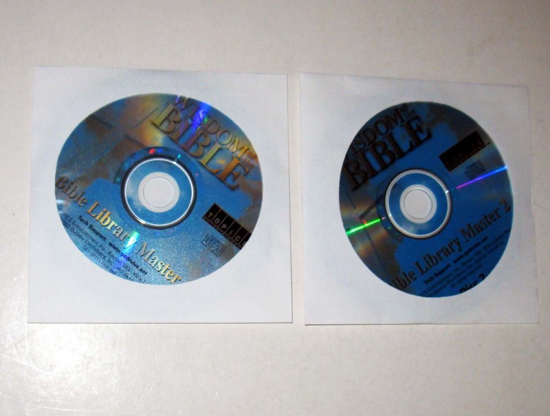 Wisdom of the Bible CD-ROM 2-Disc Set PC Windows Software 2003 DISCS ONLY