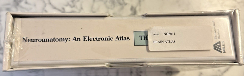 Neuroanatomy: An Electronic Atlas Brain Atlas CD-ROM Windows IBM Compatible