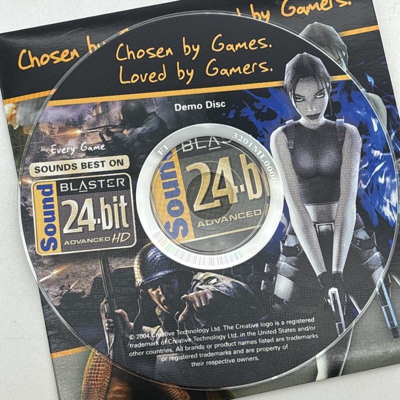 Creative Sound Blaster Demo Disc CD 24-Bit Advanced HD Loved By Gamers gallery