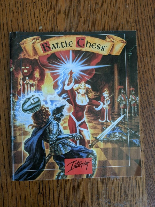 Vintage 1992 Battle Chess #81652 DAK Enterprises [NOS] Manual & Floppy Disks