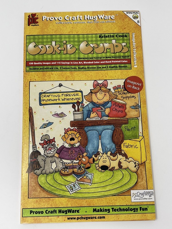 COOK-IE CRUMBS Borders Frames Sayings Images Everyday Provo Craft HugWare CD 8