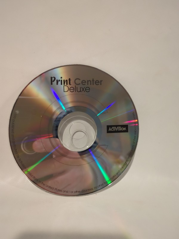 Print Center Deluxe PC CD Rom Vintage 1999 Rare gallery