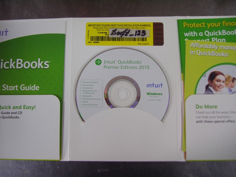 INTUIT QUICKBOOKS PRO 2010 FOR WINDOWS FULL RETAIL US VERSION gallery
