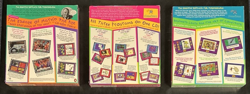 Broderbund MY FIRST STORYBOOK, SOFTWARE, & ART STUDIO Bundle. FACTORY SEALED gallery