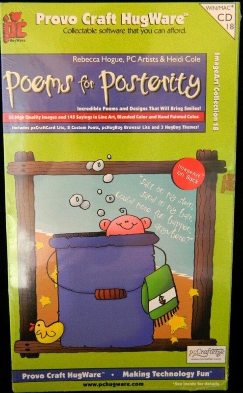 POEMS FOR POSTERITY Frames Borders Family Love Life ProvoCraft HugWare CD 18