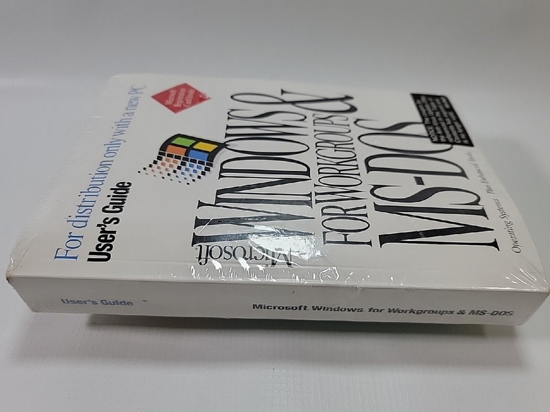 Microsoft Windows For Workgroups & MS-DOS + Floppy Disks & Product ID SEALED/NEW gallery