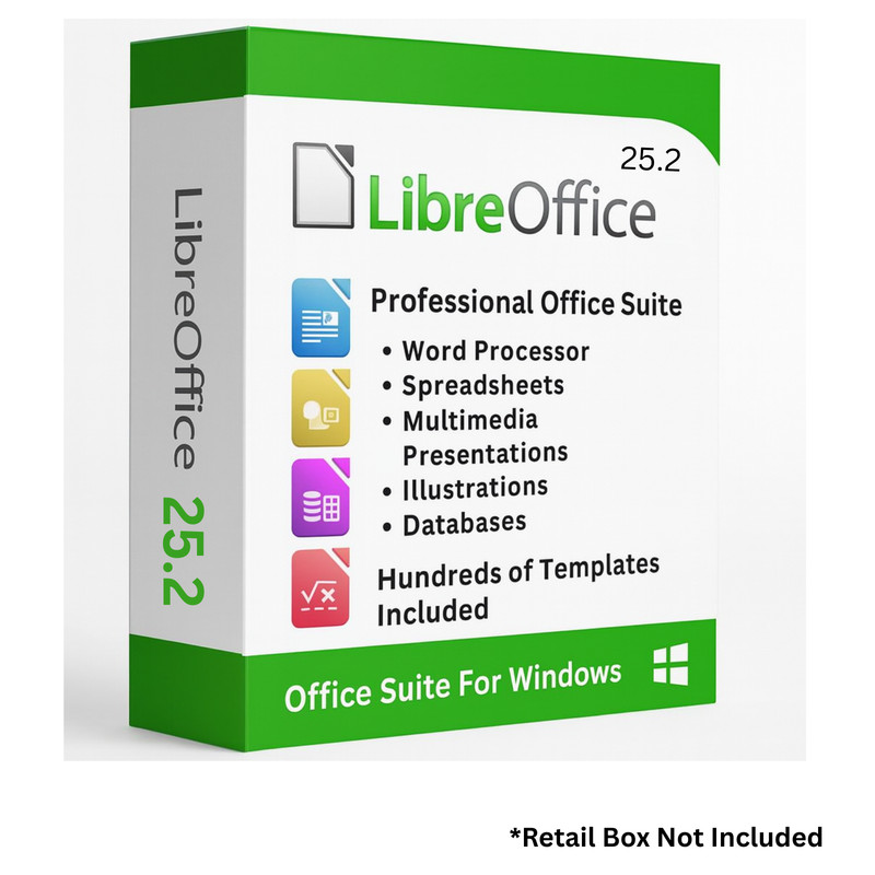 Libre Office Suite – Word Processing – Home – Student – Business – FREE Shipping