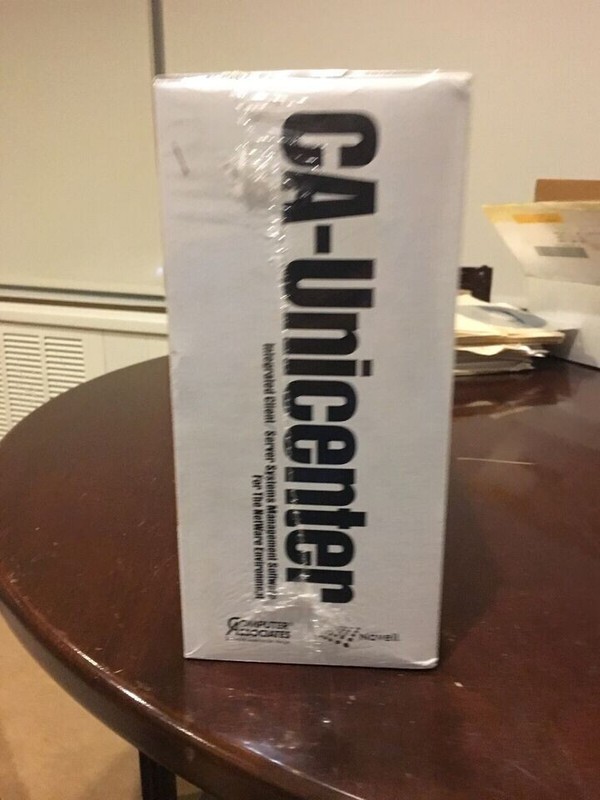 RARE AUTHENTIC$60K BRAND NEW SHRINK WRAPPED CA-UNICENTER SSMS FOR NOVELL NETWARE gallery