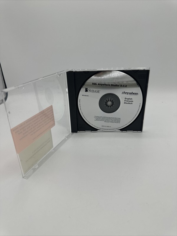 SQL ANYWHERE STUDIO 8.0.2 SYBASE WINDOWS + REGISTRATION KEY