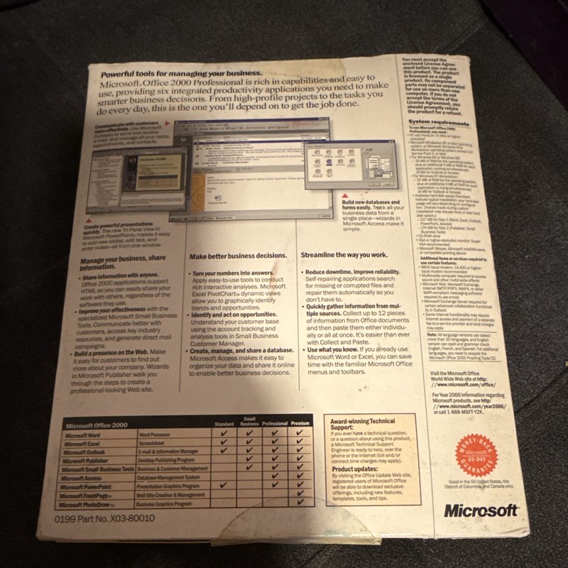 Microsoft Office 2000 Professional Academic CD-ROM English for Windows 1 PC gallery