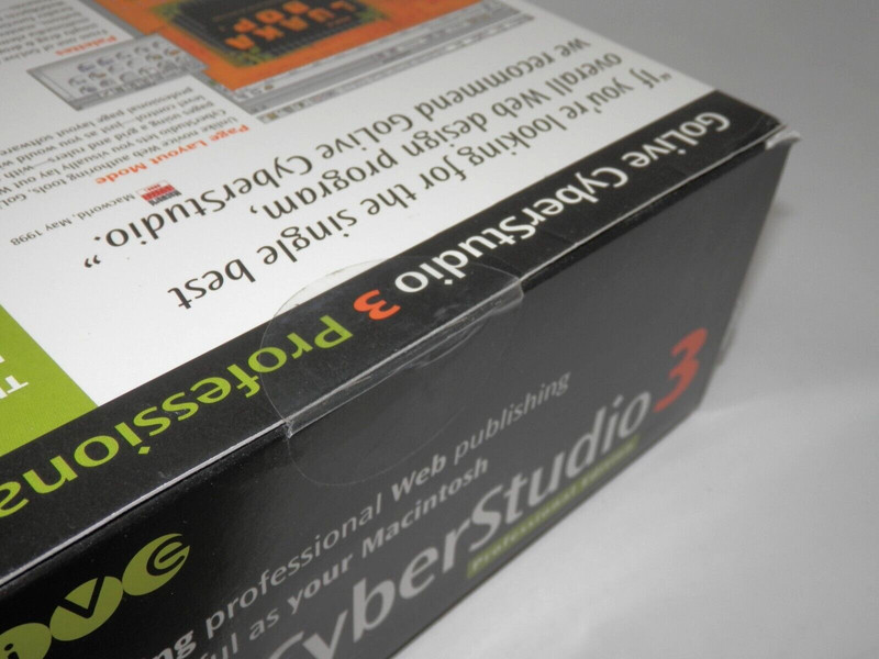 GoLive CyberStudio 3 Professional for Mac • Macintosh Vintage 1998 NOS SEALED gallery