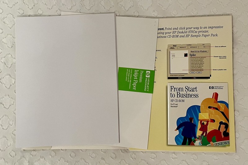 HP Print Kit from start to business w/CD gallery