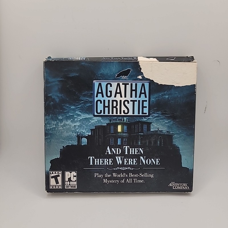 Agatha Christie And Then There Were None PC Game 2 Disc Manual Small Box