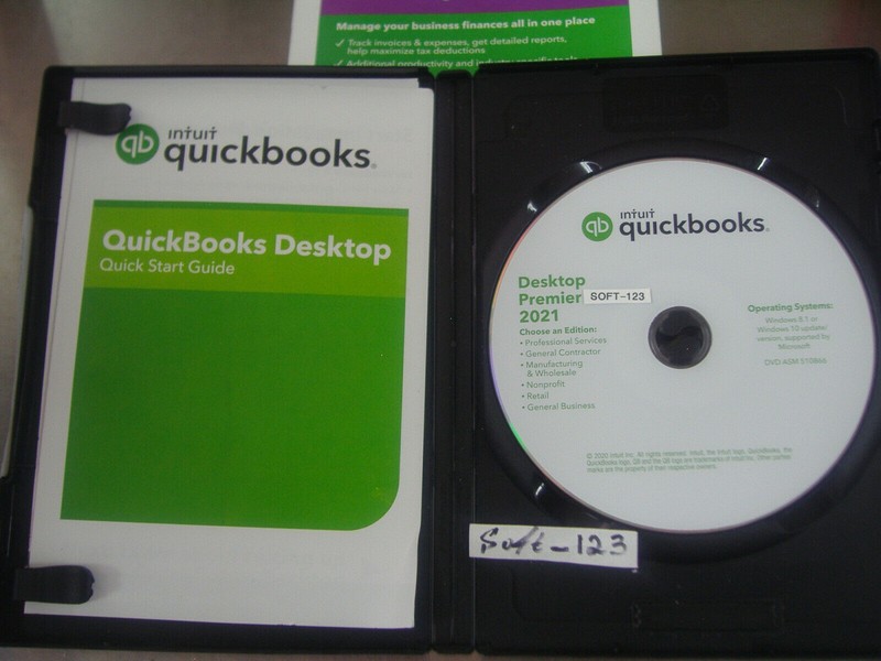 =PERMANENT VERSION= INTUIT QUICKBOOKS DESKTOP PREMIER 2021 FOR WINDOWS PC =NEW= gallery