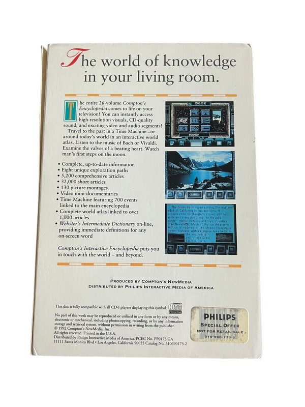 Philips Compton's Interactive Encyclopedia CD-Interactive gallery