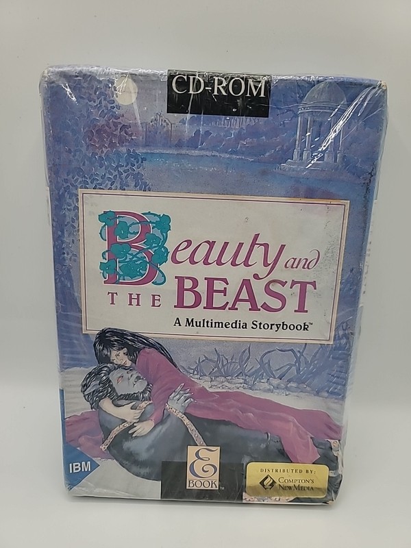 Vintage Compton's New Media Beauty And The Beast CD-ROM NEW 