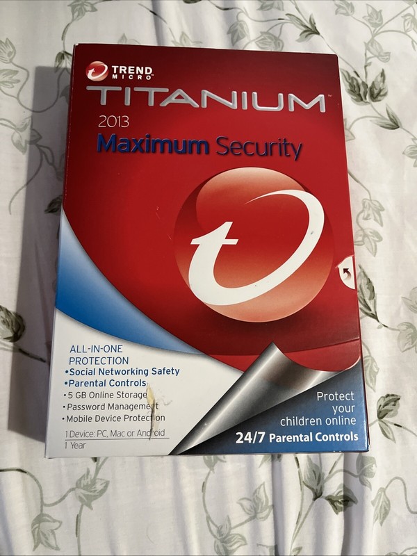 trend micro Maximum Security 2013 (1 PC/s) - Full Version for Android, Mac, PC