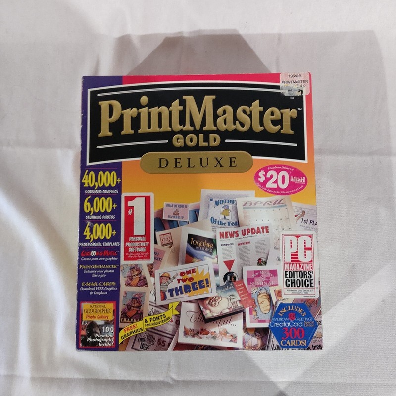 Print Master CD Manual Windows/Mac Mindscape