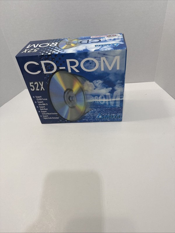 Vintage Delta 52x CD-ROM. New Sealed. Never Opened. All Books And Hardware. NEW