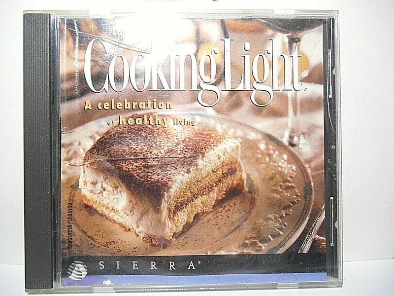 MASTER COOK COOKING LIGHT 1995 SIERRA PC CD ROM – MULTIMEDIA COOKBOOK