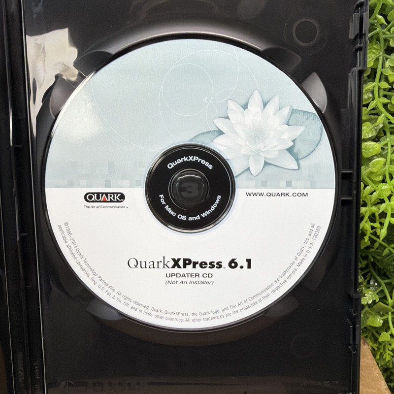 QuarkXpress 6.1 Updater CD -Not installer- with product Key - Windows gallery
