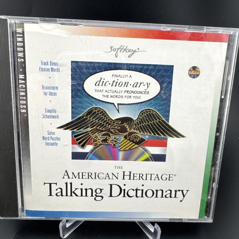 American Heritage Talking Dictionary Windows Mac