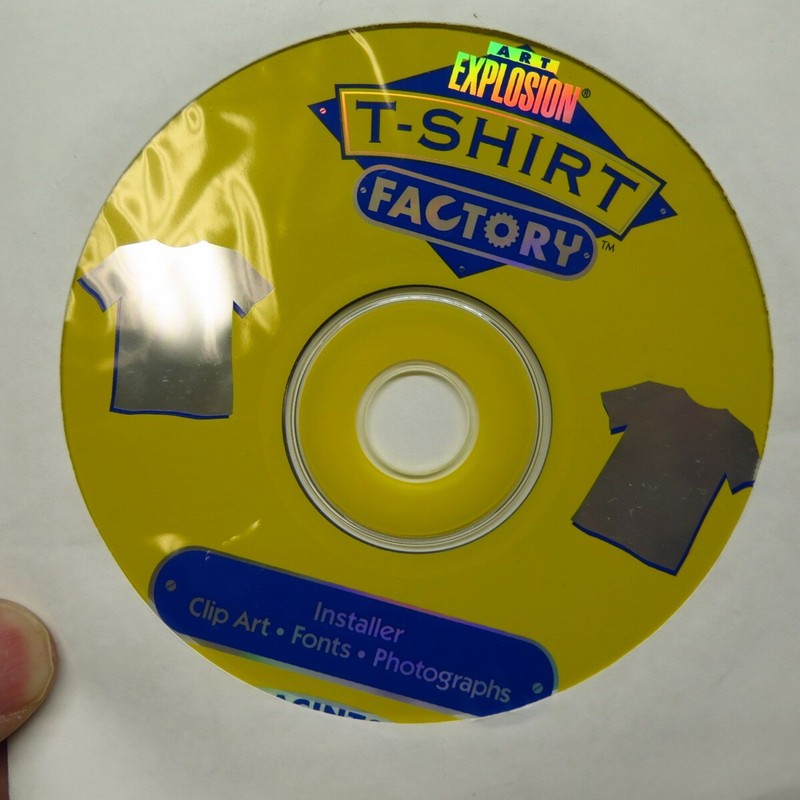 Vintage 1999 Nova Development Explosion T Shirt Factory for Mac OS CD Rom Disc