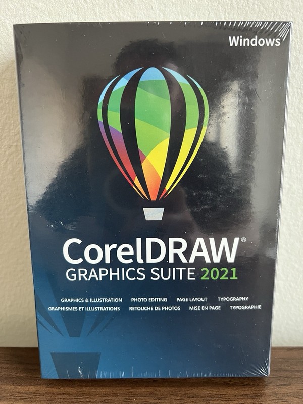 CorelDRAW Graphics Suite 2021 For Windows. Brand New & Factory Sealed!