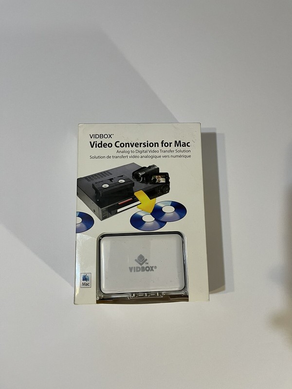 VIDBOX Video Conversion For Mac Analog to Digital Transfer VHS Cables Open Box gallery