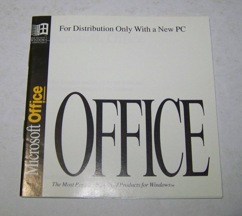 Microsoft Office Professional Version 4.3 - circa 1994 - vintage gallery