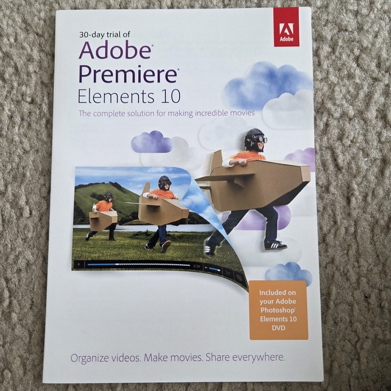 Genuine Adobe Photoshop Elements 10 DVD for PC Mac EXCELLENT with Serial Number gallery