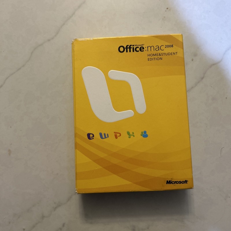 Microsoft Office Mac Home & Student 2008 Comes With 3 Product Keys