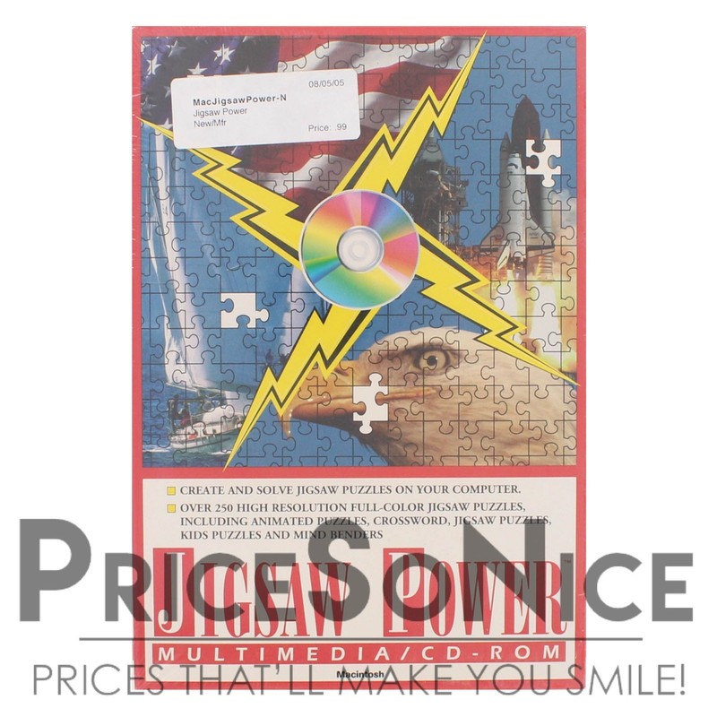 Jigsaw Power Puzzle Multimedia/CD Rom (Mac, New)