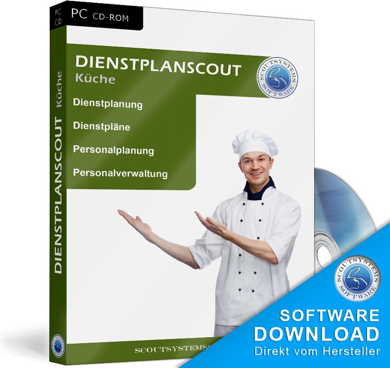 Köche,Küchenpersonal Dienste planen,Dienstplanscout Dienstplanung Software EDV