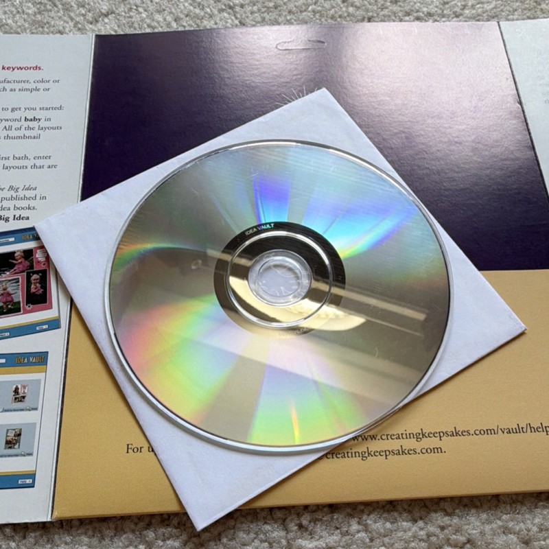 Creating Keepsakes Idea Vault Version 1.0 CD-ROM 7,500 Scrapbook Win/Mac 15803 gallery