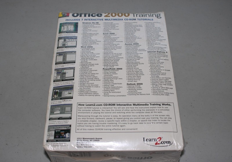 New Sealed Microsoft Office 2000 Training 7 CD Set Multimedia Training Tutorial gallery