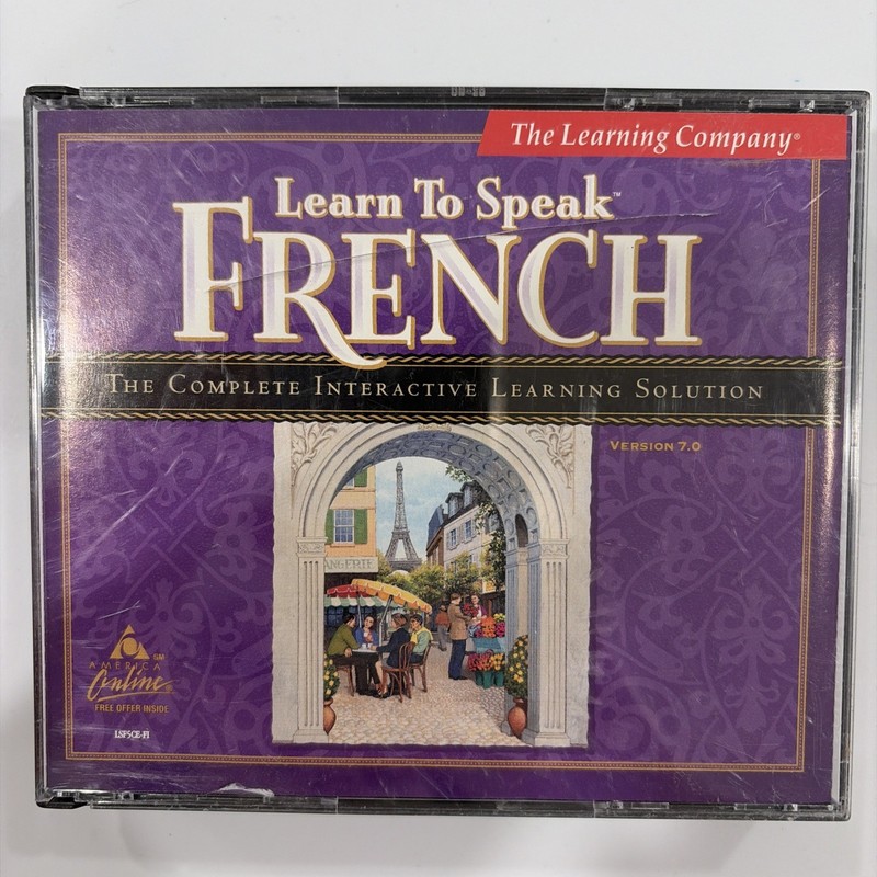 The Learning Company Learn to Speak French Version 8.0 CD-ROM