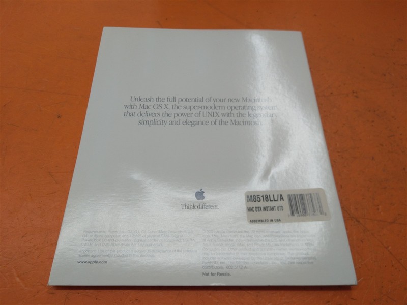 ⭐️⭐️⭐️⭐️Apple Mac OS X Version 10.0.3 Upgrade CD 1Z691-3103-A & Manual M8518LL/A gallery
