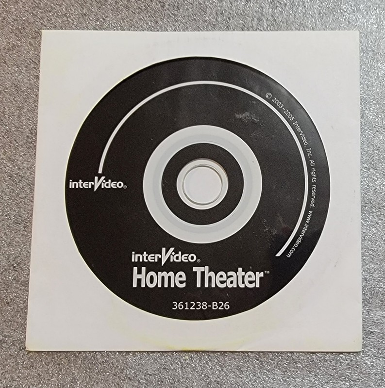 Intervideo Home Theater - PC Computer Software Program CD Rom - Vintage gallery
