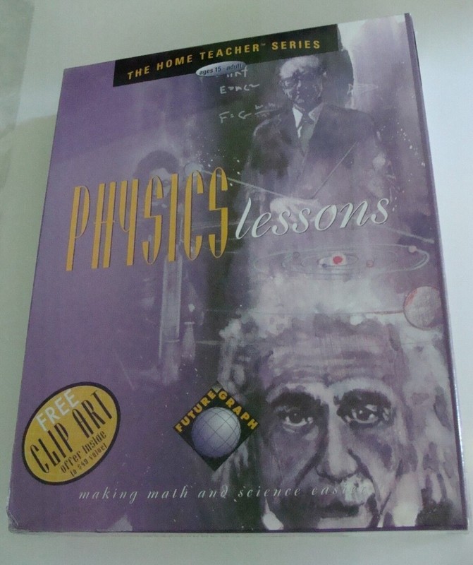 VTG 1996 NEW SEALED Macintosh The Home Teacher Series Physics Lessons