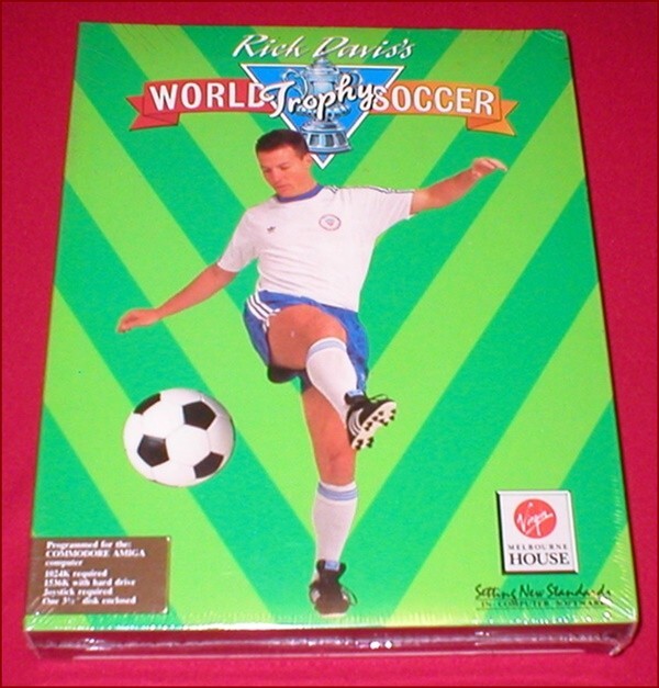 Rick Davis’s World Trophy Soccer for the Amiga 500 1000 2000 Computer NEW SEALED