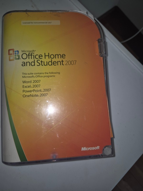 Microsoft MS Office 2007 Home and Student Licensed
