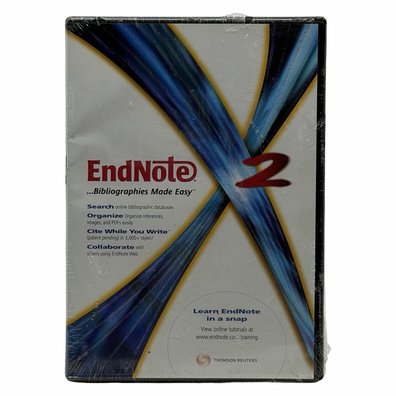 Endnote 2 – Bibliographies Made Easy (Windows & Mac, 2008) Brand New Sealed